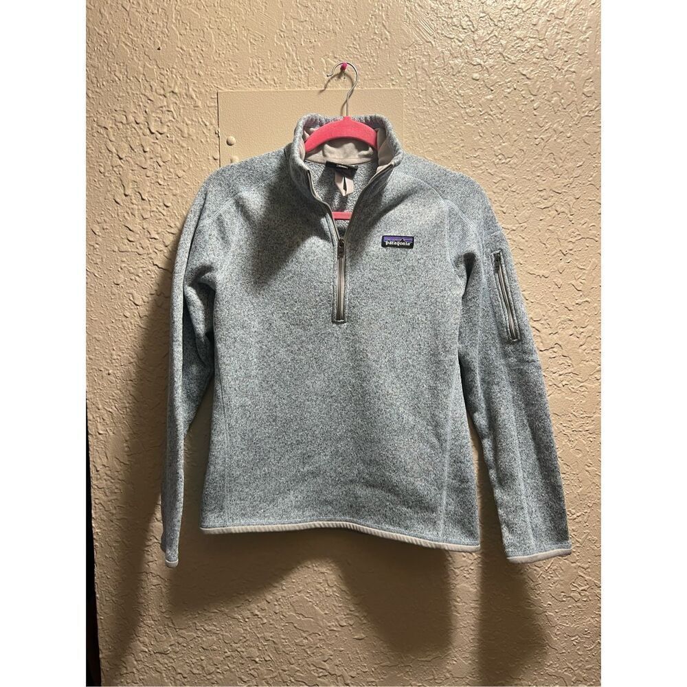 Patagonia Better Sweater Blue 1/4 Zip Fleece Woman’s Size Small
